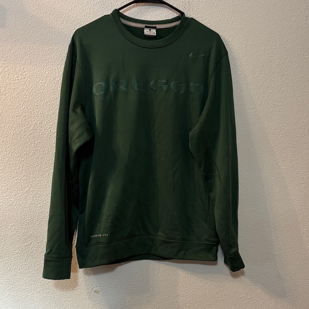 Nike Men's Crewneck Sweater in Forest Green